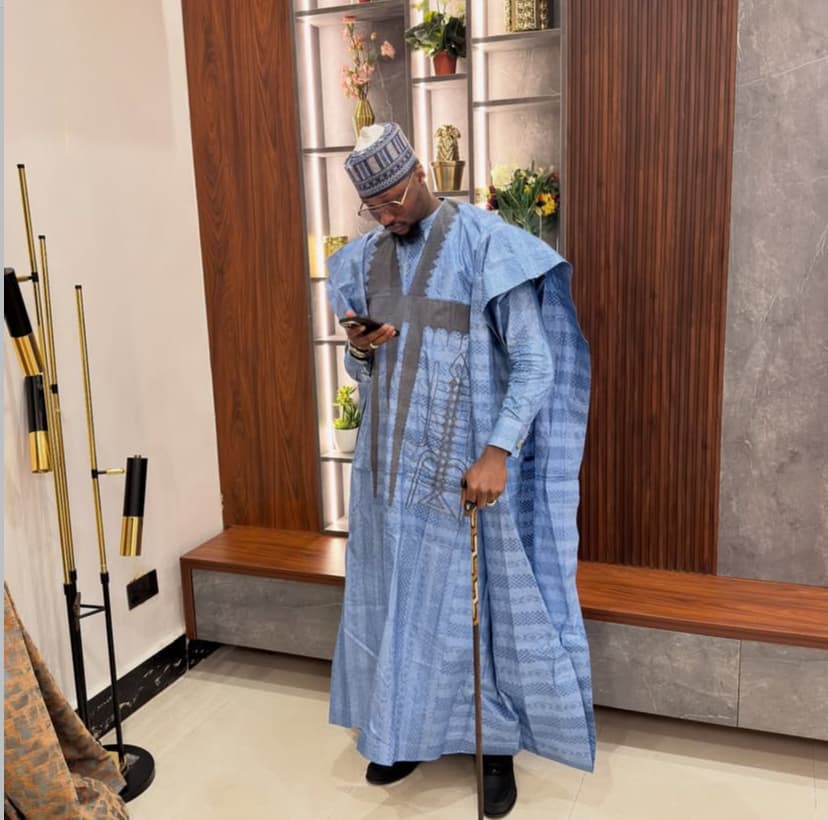 Azbir Clothing Agbada — look 5