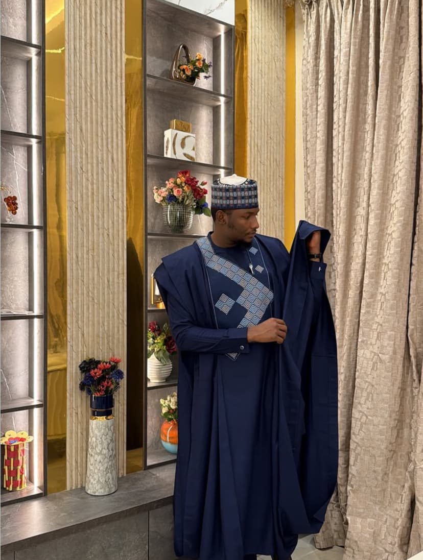 Azbir Clothing Agbada — look 6